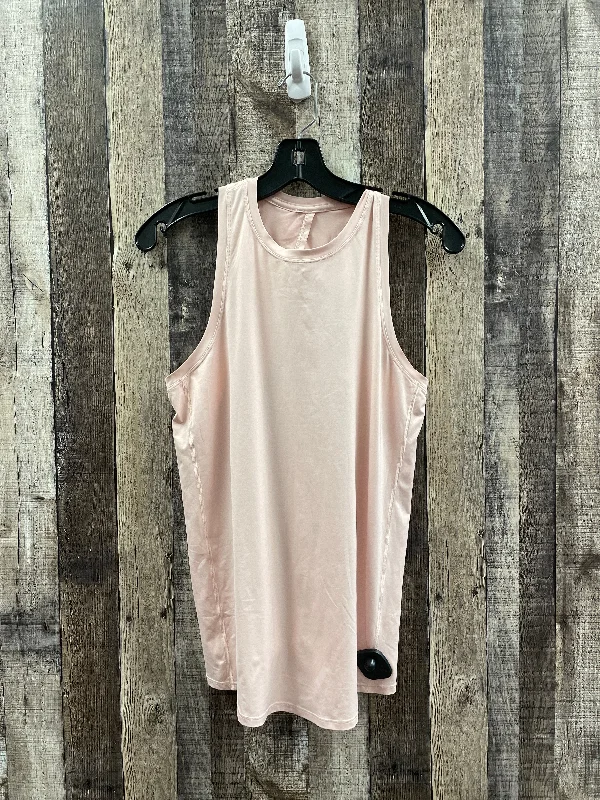Yoga Tops for Pilates and Core Strength -Athletic Tank Top By Lululemon In Pink, Size: S