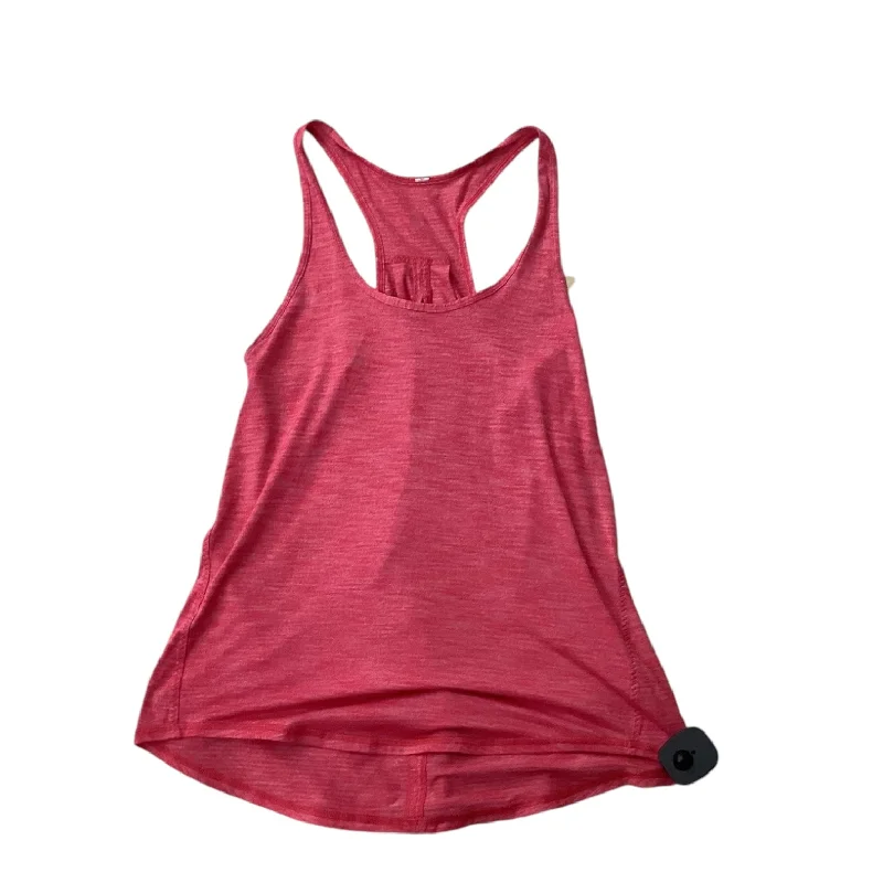 Yoga Tops for Comfort and Relaxation -Athletic Tank Top By Lululemon In Pink, Size: S