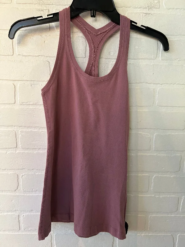 Women's Yoga Tops for Comfortable Movement -Athletic Tank Top By Lululemon In Pink, Size: Xs Women's Yoga Tops for Comfortable Movement -Athletic Tank Top By Lululemon In Pink, Size: Xs