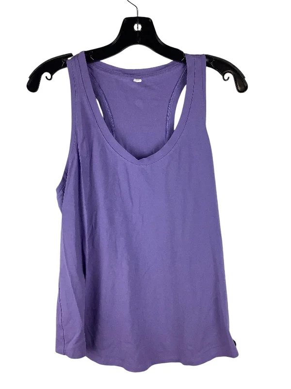 Women's Yoga Tops with Relaxed Fit -Athletic Tank Top By Lululemon In Purple