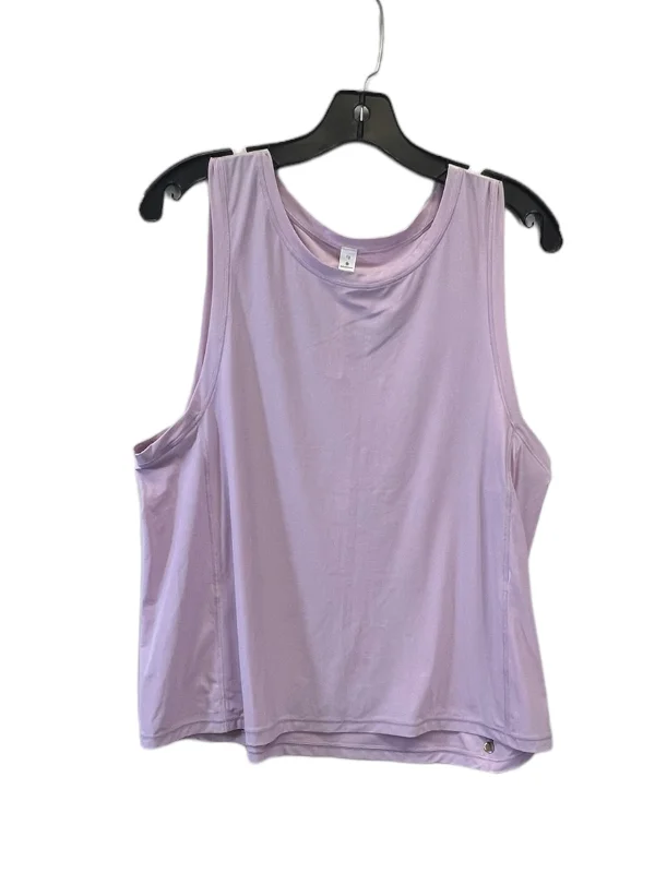 Comfortable Yoga Tops for All Workouts -Athletic Tank Top By Lululemon In Purple, Size: 10