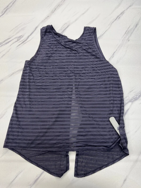 Women's Yoga Tops with Full Coverage Support -Athletic Tank Top By Lululemon In Purple, Size: 10 Women's Yoga Tops with Full Coverage Support -Athletic Tank Top By Lululemon In Purple, Size: 10