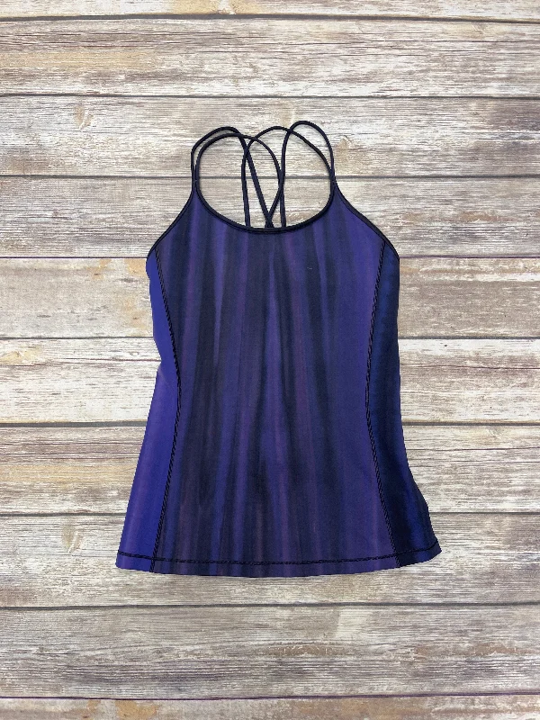 Yoga Tops for Running and Fitness -Athletic Tank Top By Lululemon In Purple, Size: 4