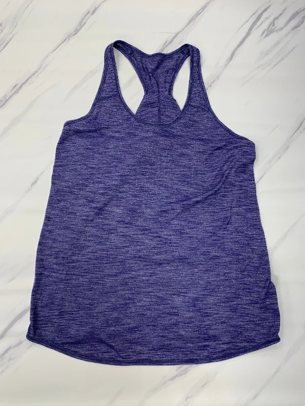 Yoga Tops for Power and Flexibility in Poses -Athletic Tank Top By Lululemon In Purple, Size: 4 Yoga Tops for Power and Flexibility in Poses -Athletic Tank Top By Lululemon In Purple, Size: 4