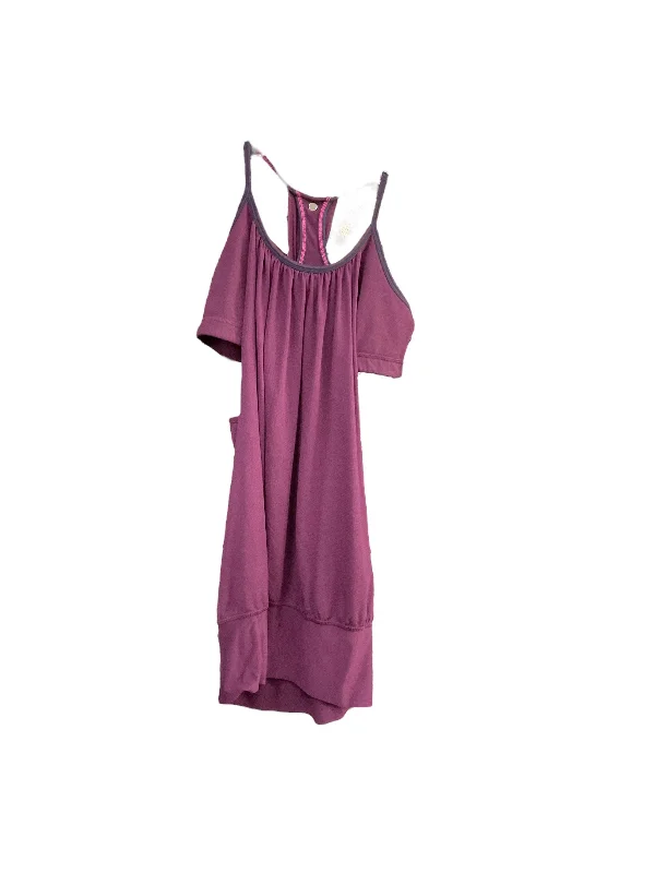 Long Sleeve Yoga Tops for Cold Weather -Athletic Tank Top By Lululemon In Purple, Size: 6