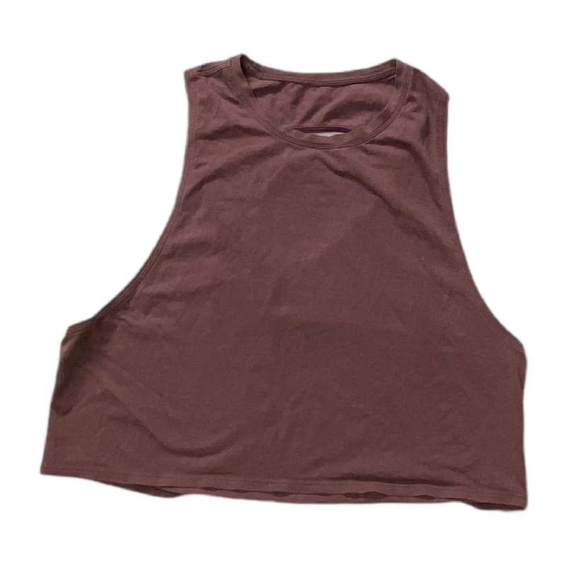 Yoga Tops for Mobility and Comfort -Athletic Tank Top By Lululemon In Purple, Size: 6