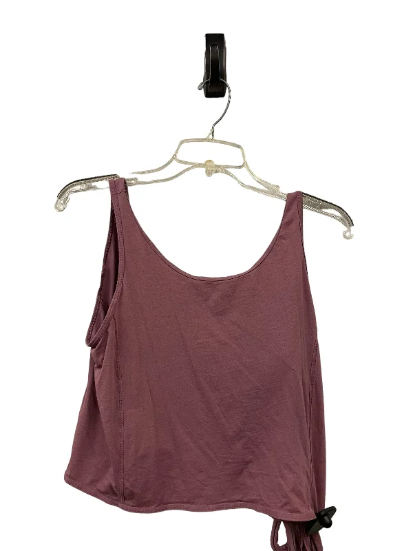 Seamless Yoga Tops for Comfortable Wear -Athletic Tank Top By Lululemon In Purple, Size: 6