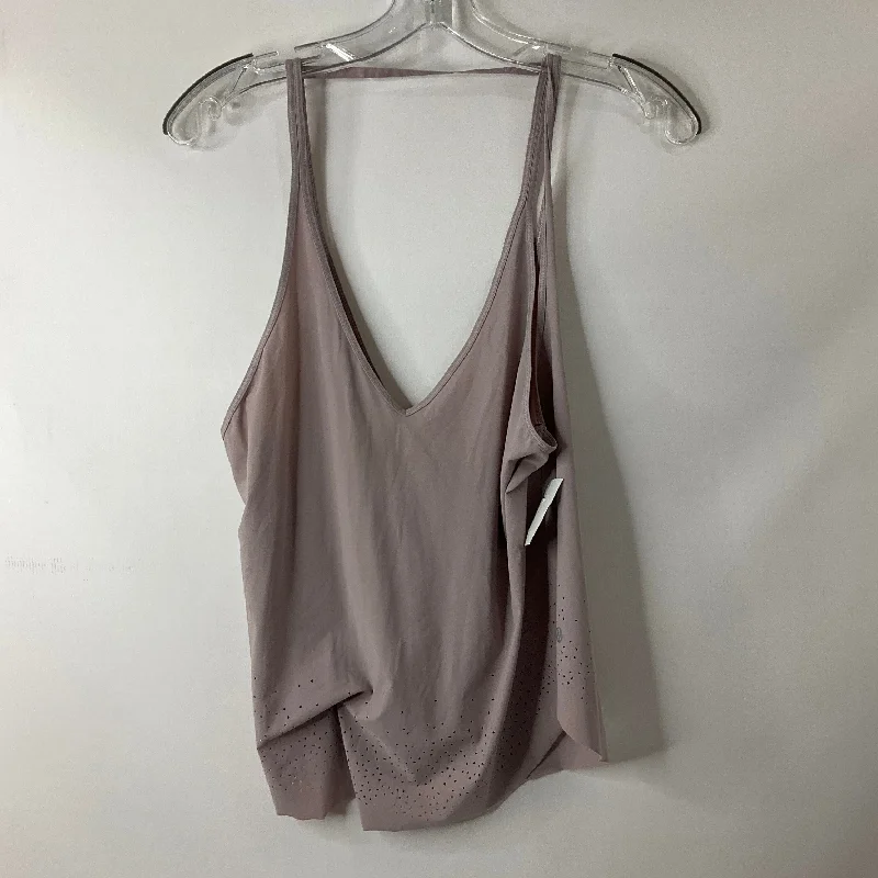 Soft Yoga Tops for Maximum Comfort -Athletic Tank Top By Lululemon In Purple, Size: 6