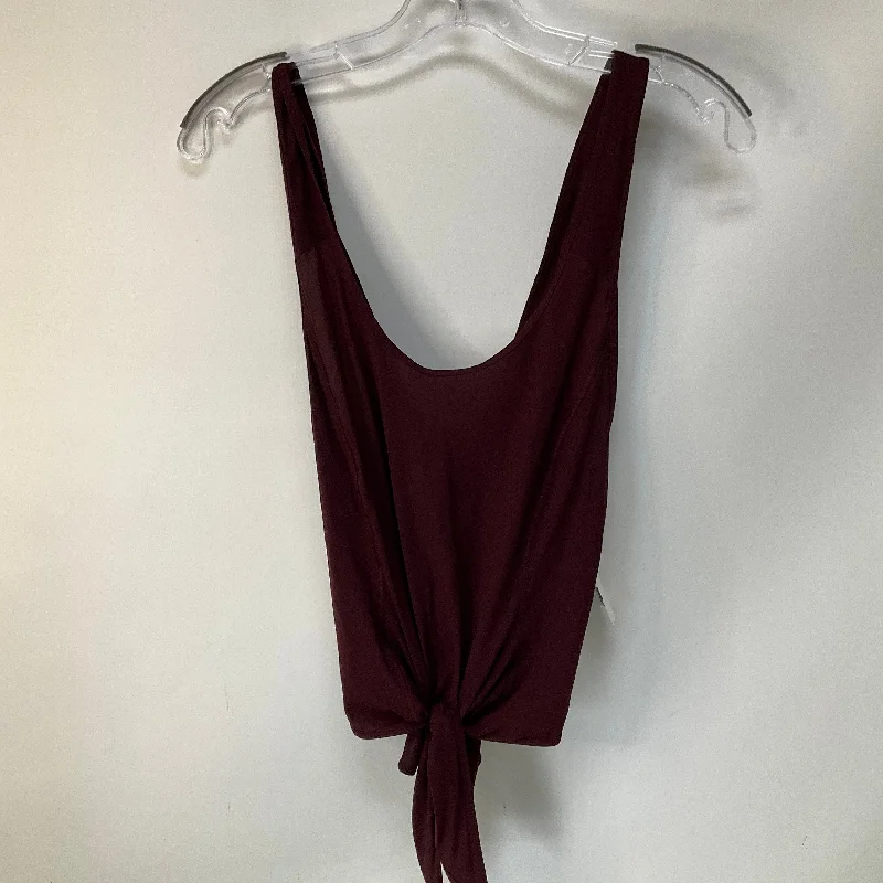 Loose Fit Yoga Tops for Comfort -Athletic Tank Top By Lululemon In Purple, Size: 6