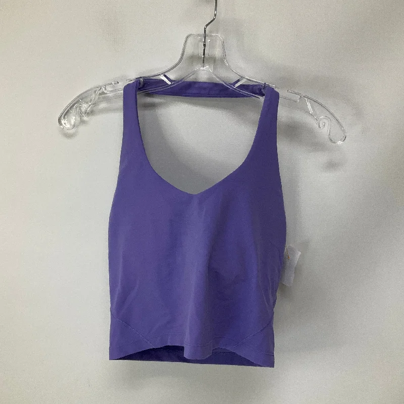 Breathable Yoga Tops for Comfortable Practice -Athletic Tank Top By Lululemon In Purple, Size: 6 Breathable Yoga Tops for Comfortable Practice -Athletic Tank Top By Lululemon In Purple, Size: 6