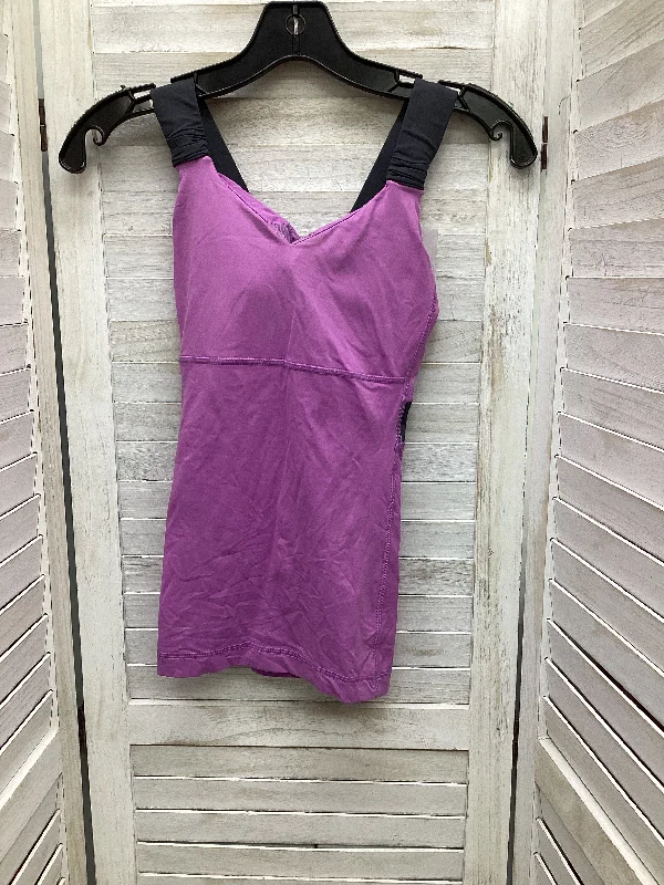 Lightweight Yoga Tops -Athletic Tank Top By Lululemon In Purple, Size: 6