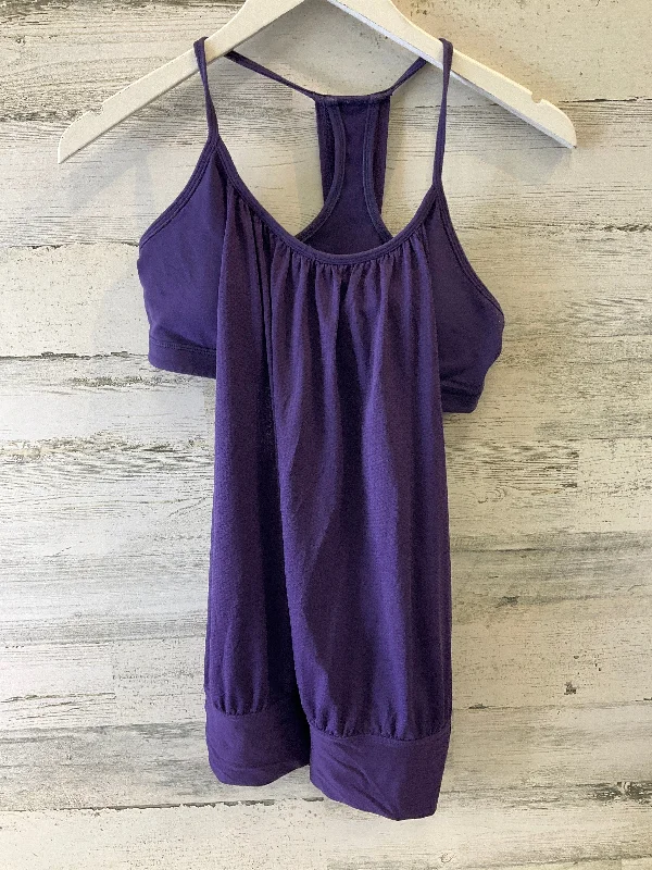 Women's Yoga Tops for Easy Flexibility -Athletic Tank Top By Lululemon In Purple, Size: 8 Women's Yoga Tops for Easy Flexibility -Athletic Tank Top By Lululemon In Purple, Size: 8
