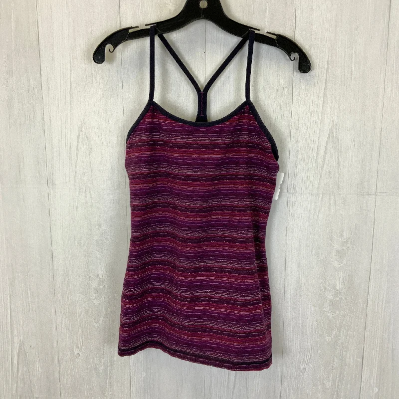 Yoga Tops for Yoga and Relaxation -Athletic Tank Top By Lululemon In Purple, Size: 8