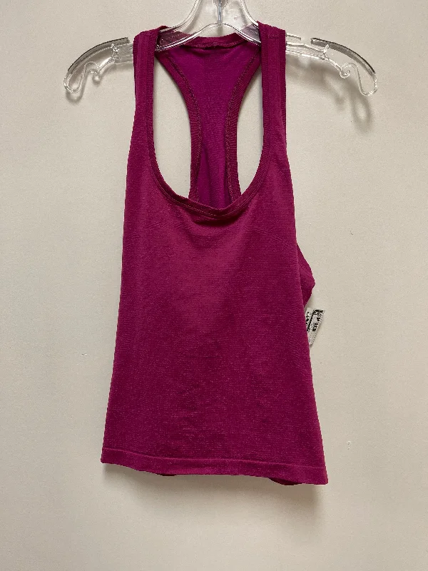 Women's Yoga Tops for Active Training -Athletic Tank Top By Lululemon In Purple, Size: L