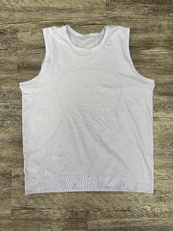 Fitted Yoga Tops for Optimal Movement -Athletic Tank Top By Lululemon In Purple, Size: L Fitted Yoga Tops for Optimal Movement -Athletic Tank Top By Lululemon In Purple, Size: L