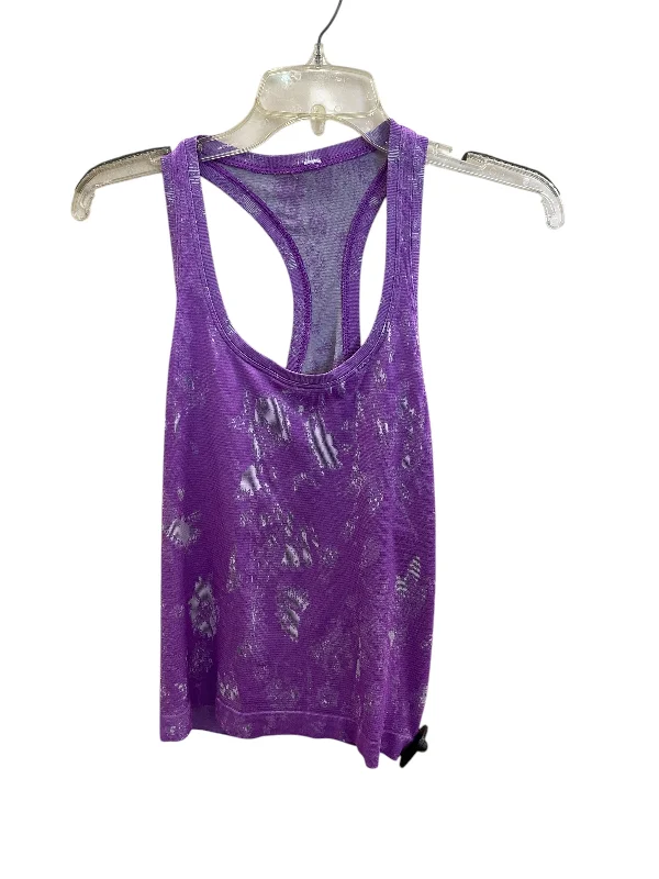 Yoga Tops for Hot Yoga and Intense Sessions -Athletic Tank Top By Lululemon In Purple, Size: M