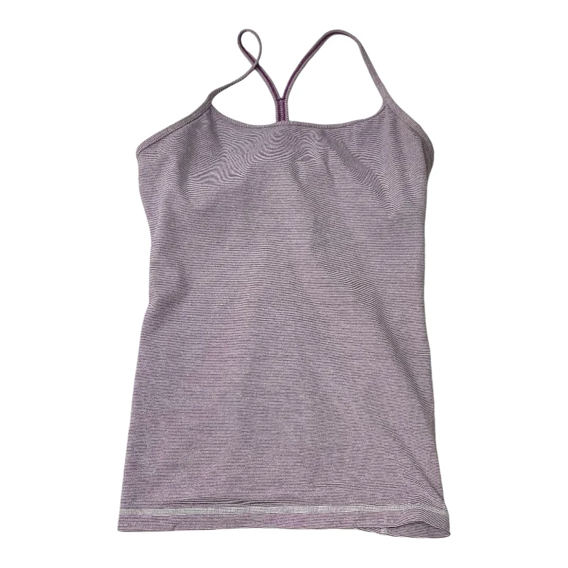 Yoga Tops for Better Posture Support -Athletic Tank Top By Lululemon In Purple, Size: M Yoga Tops for Better Posture Support -Athletic Tank Top By Lululemon In Purple, Size: M