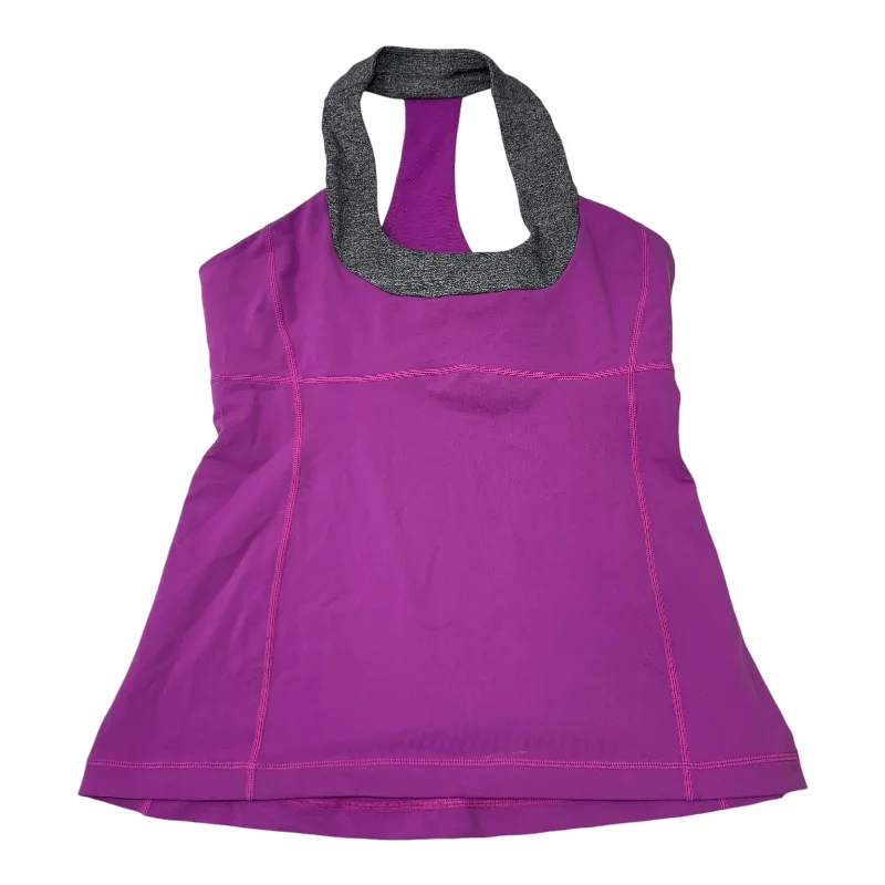 Yoga Tops for Flexibility and Support -Athletic Tank Top By Lululemon In Purple, Size: M