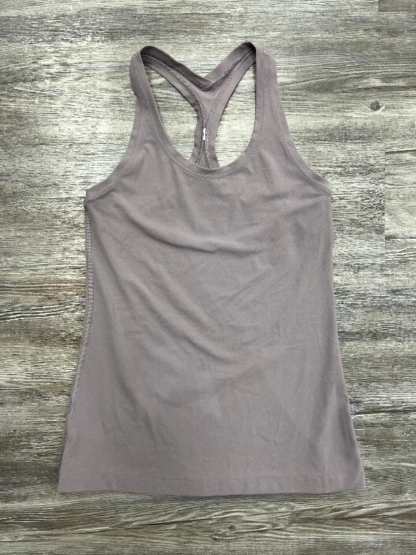 Yoga Tops for Softness and Comfort -Athletic Tank Top By Lululemon In Purple, Size: M