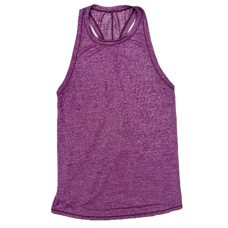 Yoga Tops for Strength and Flexibility -Athletic Tank Top By Lululemon In Purple, Size: M