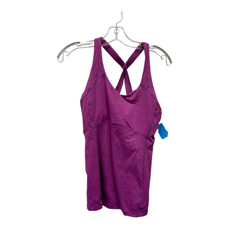 Comfortable Yoga Tops for Intense Sessions -Athletic Tank Top By Lululemon In Purple, Size:M Comfortable Yoga Tops for Intense Sessions -Athletic Tank Top By Lululemon In Purple, Size:M