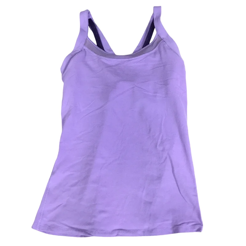 Women's Yoga Tops with Relaxed Fit -Athletic Tank Top By Lululemon In Purple, Size: S