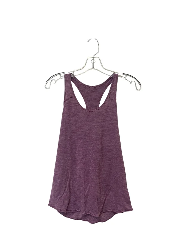 Printed Yoga Tops for Women -Athletic Tank Top By Lululemon In Purple, Size: S