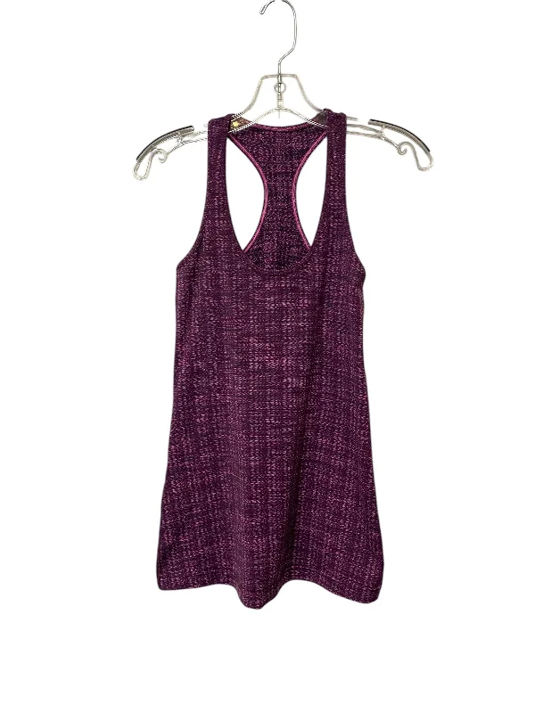 Stylish and Comfortable Yoga Tops for Women -Athletic Tank Top By Lululemon In Purple, Size: S Stylish and Comfortable Yoga Tops for Women -Athletic Tank Top By Lululemon In Purple, Size: S