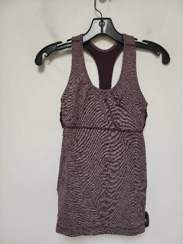 Eco-Friendly Yoga Tops for Women -Athletic Tank Top By Lululemon In Purple, Size: S