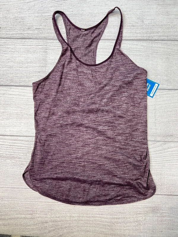 Women's Yoga Tops with Ribbed Fabric -Athletic Tank Top By Lululemon In Purple, Size: S Women's Yoga Tops with Ribbed Fabric -Athletic Tank Top By Lululemon In Purple, Size: S