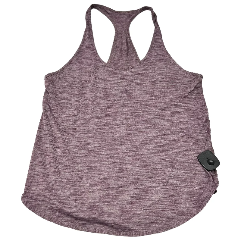 Yoga Tops for Better Movement -Athletic Tank Top By Lululemon In Purple, Size: S