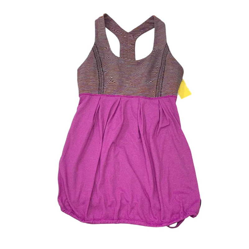 Yoga Tops for Core Workouts -Athletic Tank Top By Lululemon In Purple, Size: S