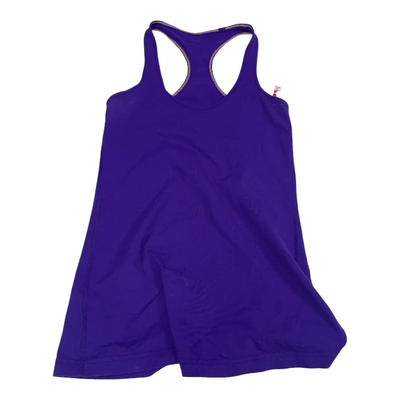 Stylish Yoga Tops for Gym Sessions -Athletic Tank Top By Lululemon In Purple, Size: S Stylish Yoga Tops for Gym Sessions -Athletic Tank Top By Lululemon In Purple, Size: S