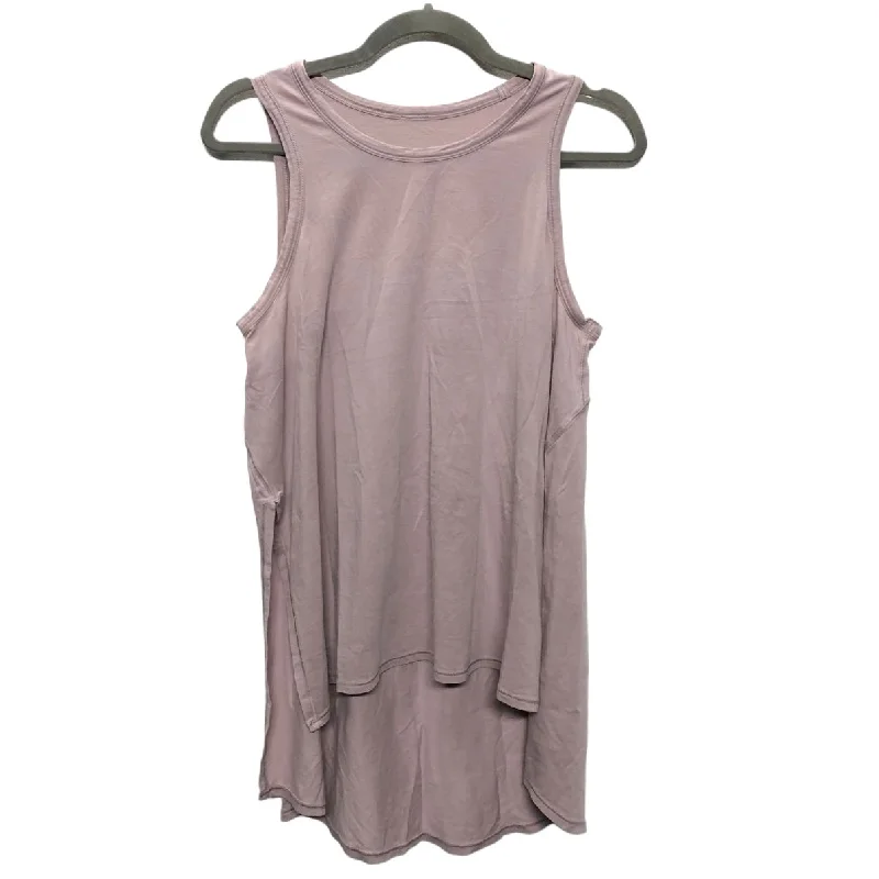 Long-Sleeve Yoga Tops for Winter Weather -Athletic Tank Top By Lululemon In Purple, Size: S