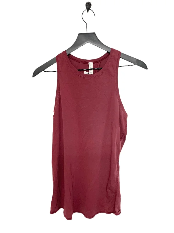 Yoga Tops for Relaxed Practice -Athletic Tank Top By Lululemon In Red, Size: 6