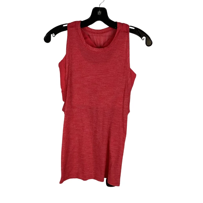 Comfortable Yoga Tops for Every Pose -Athletic Tank Top By Lululemon In Red, Size: 6