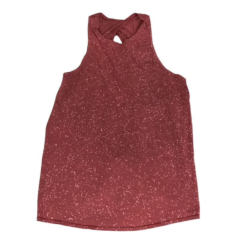 Yoga Tops for All-Day Comfort -Athletic Tank Top By Lululemon In Red, Size: M