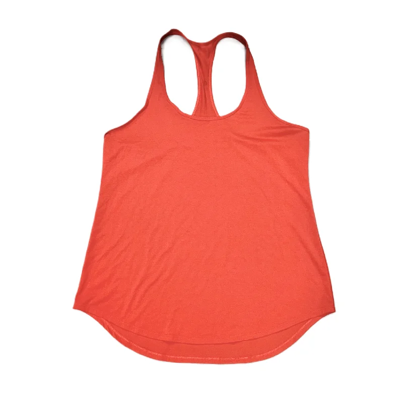 Long Sleeve Yoga Tops for Winter -Athletic Tank Top By Lululemon In Red, Size: M