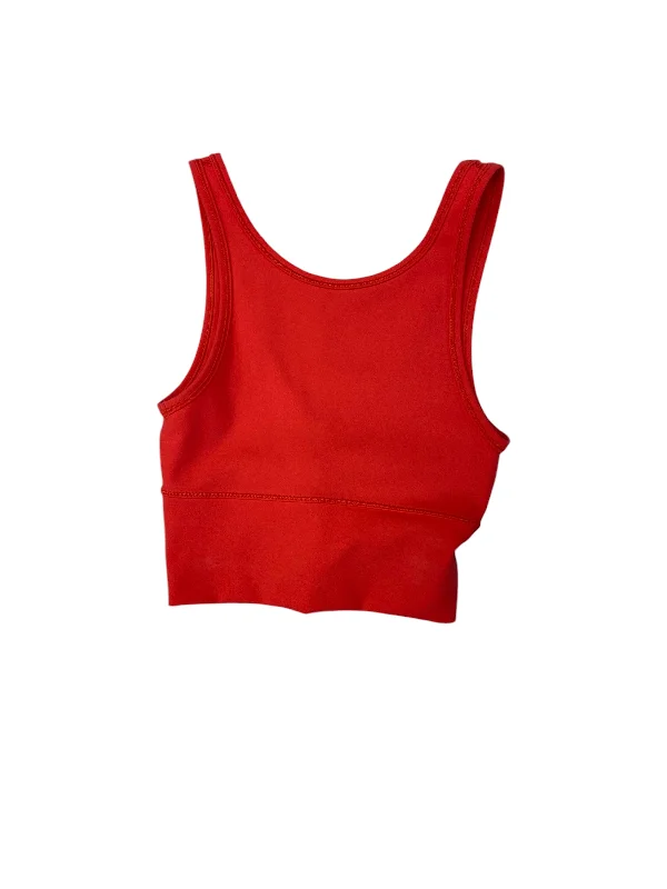 Seamless Yoga Tops for Comfort and Style -Athletic Tank Top By Lululemon In Red, Size: Xs