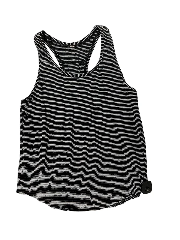 Yoga Tops for Softness and Comfort -Athletic Tank Top By Lululemon In Striped Pattern, Size: S Yoga Tops for Softness and Comfort -Athletic Tank Top By Lululemon In Striped Pattern, Size: S