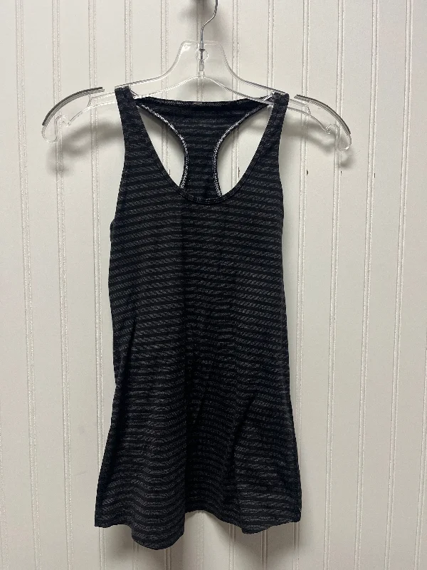 Yoga Tops for Flexibility and Strength -Athletic Tank Top By Lululemon In Striped Pattern, Size: S