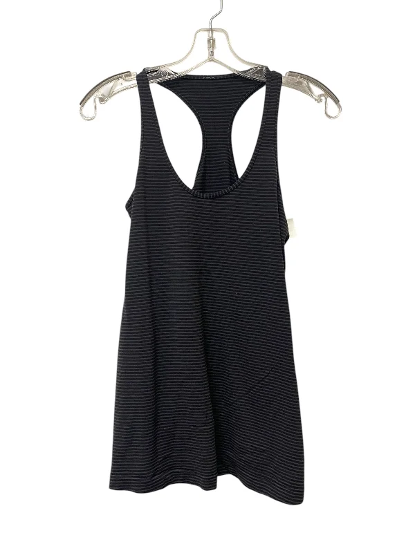 Breathable Yoga Tops with Soft Material -Athletic Tank Top By Lululemon In Striped Pattern, Size: S Breathable Yoga Tops with Soft Material -Athletic Tank Top By Lululemon In Striped Pattern, Size: S