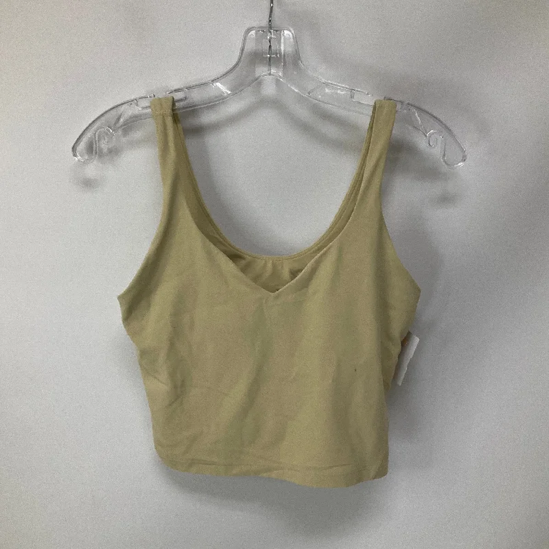 Yoga Tops with Customizable Fit for Every Body -Athletic Tank Top By Lululemon In Tan, Size: 8 Yoga Tops with Customizable Fit for Every Body -Athletic Tank Top By Lululemon In Tan, Size: 8