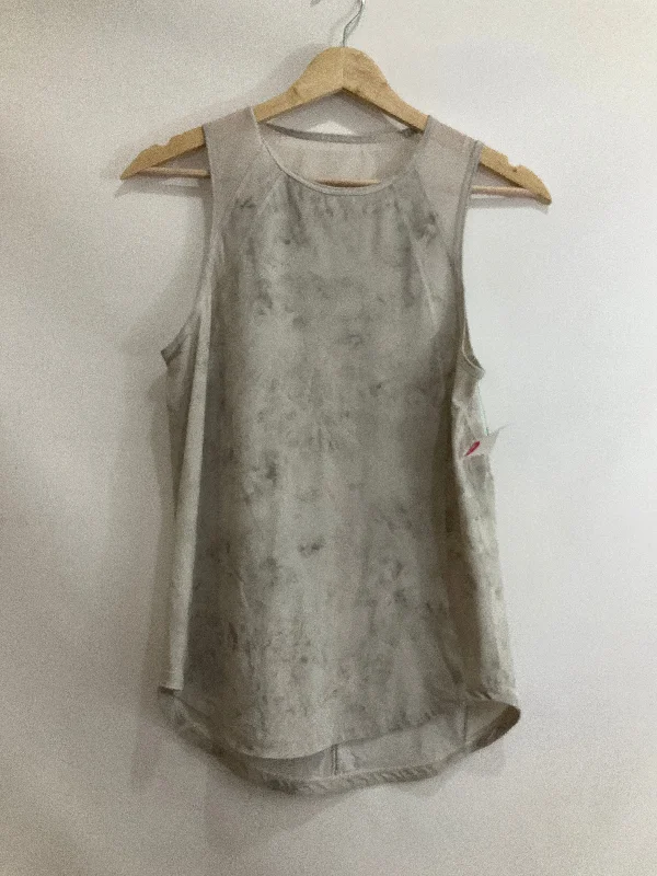 Comfortable Yoga Tops for Every Pose -Athletic Tank Top By Lululemon In Tan, Size: M