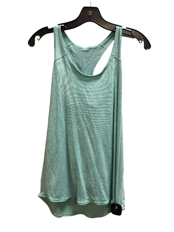 Yoga Tops for Running and Fitness -Athletic Tank Top By Lululemon In Teal, Size: 8