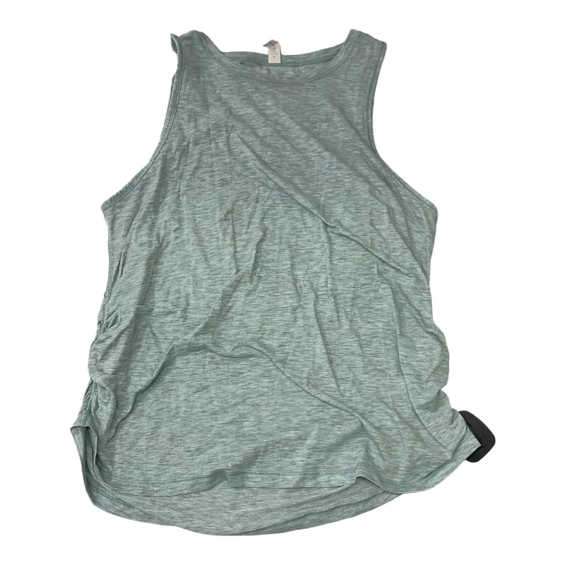 Stylish Yoga Tops for All Yoga Practices -Athletic Tank Top By Lululemon In Teal, Size: S