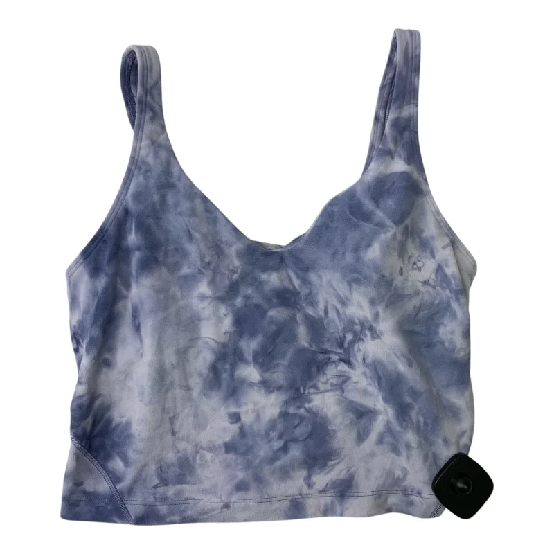 Women's Yoga Tops with High Stretch -Athletic Tank Top By Lululemon In Tie Dye Print, Size: S