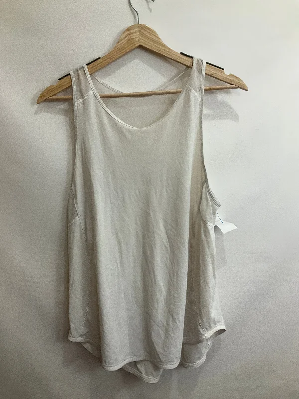 High-Waisted Yoga Tops -Athletic Tank Top By Lululemon In White, Size: 12