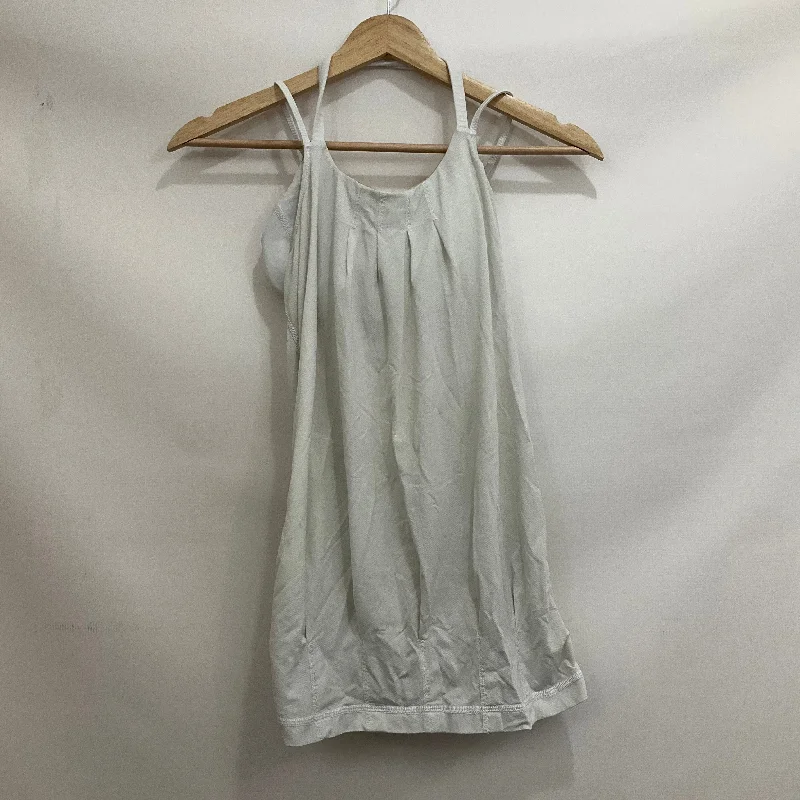 Yoga Tops for Pilates and Yoga -Athletic Tank Top By Lululemon In White, Size: 4