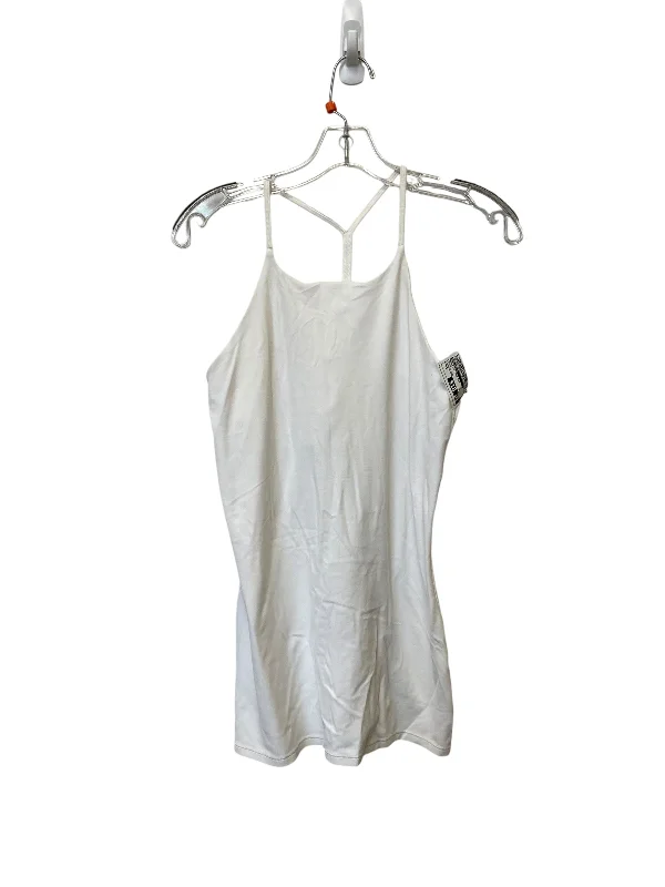 Yoga Tops for Active and Relaxing Sessions -Athletic Tank Top By Lululemon In White, Size: S